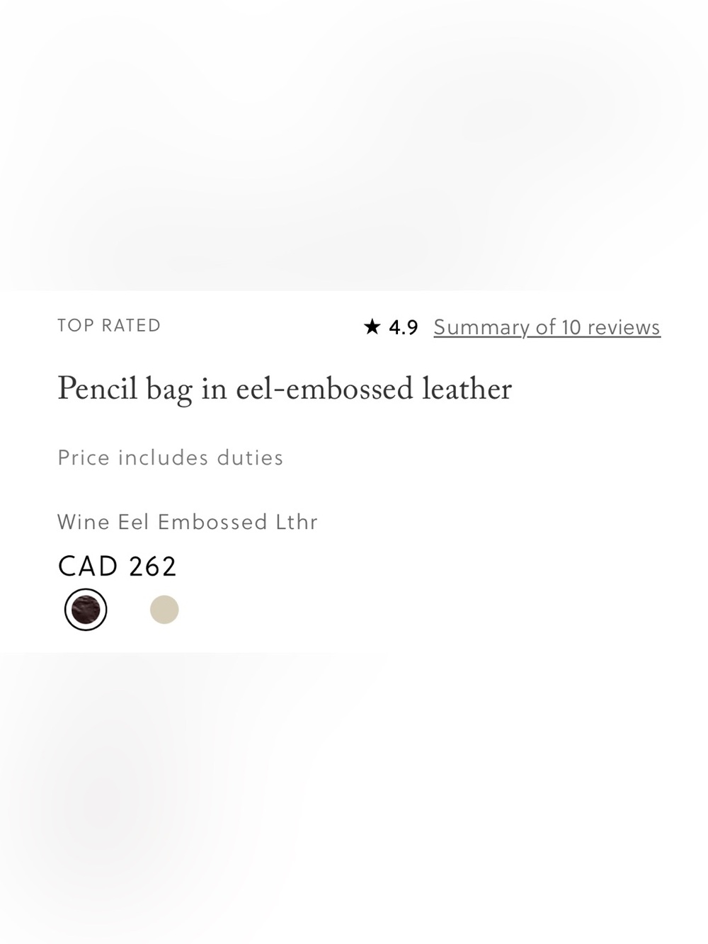 NEW J. Crew Pencil Bag - Picture 2 of 2